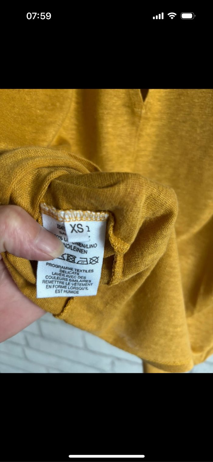 Tee shirt en lin sessùn taille XS - photo numéro 5