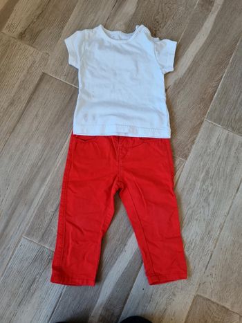 Ensemble pantalon t-shirt 18 mois