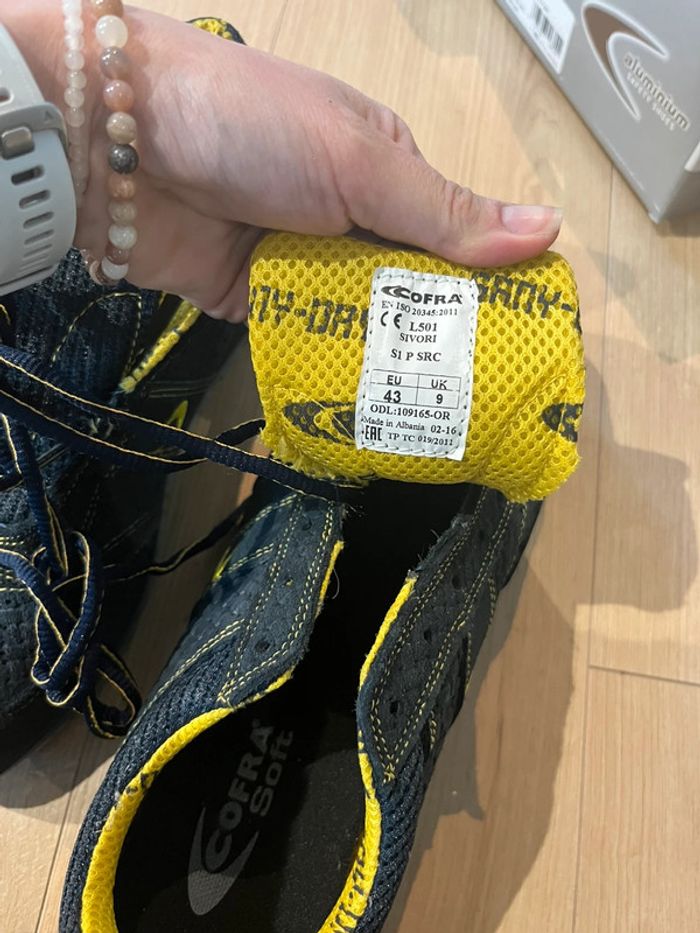 Chaussures de sécurité COFRA Sivori S1 T43 - photo numéro 5
