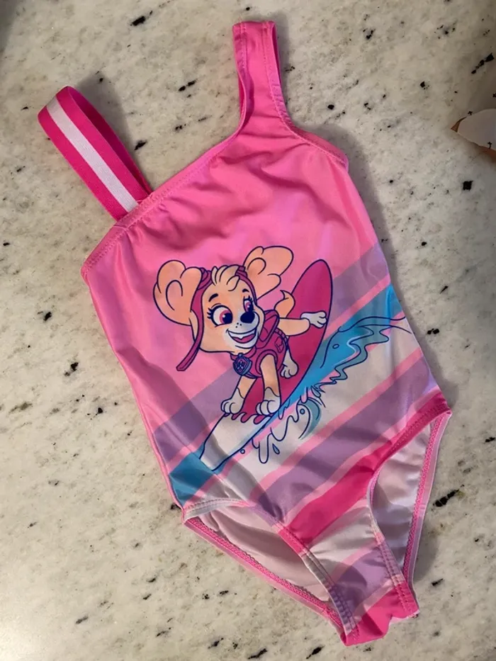 Maillot de bain 1 pièce Paw Patrol 3ans