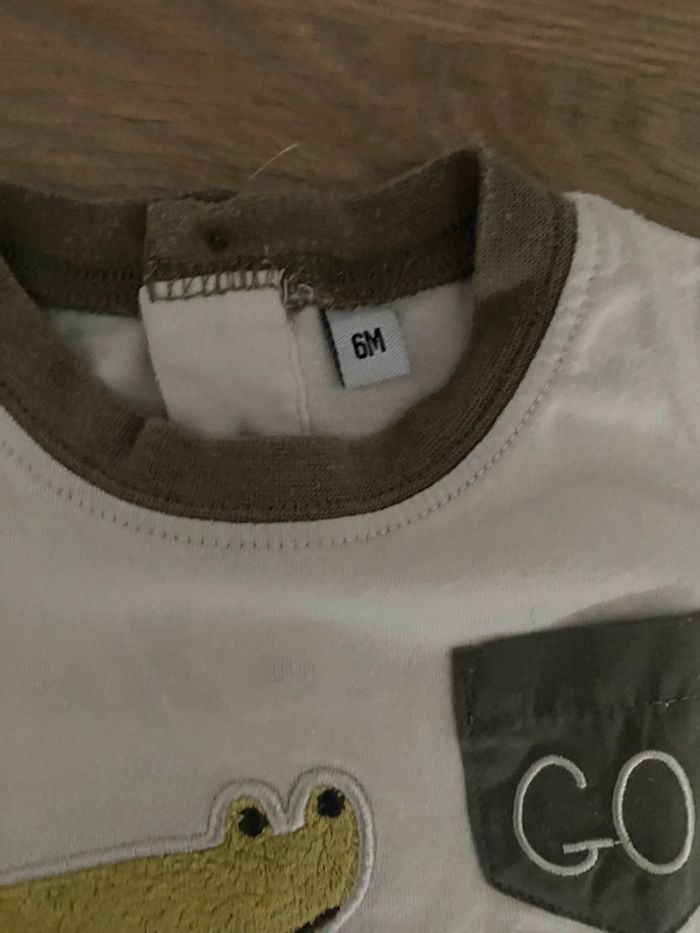 Ensemble été t-shirt manches courtes et short 6 mois - photo numéro 4