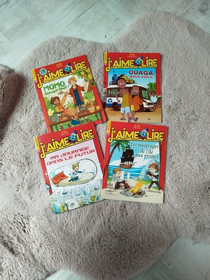 Lot 4 j'aime lire