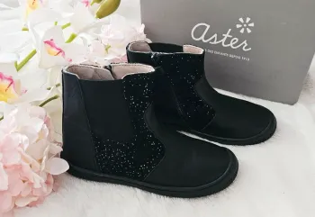 Bottes Bottines Cuir Zip Aster T29