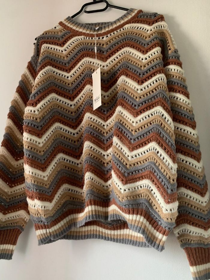 Pull d'hiver 💭💫 à rayure chic et moderne