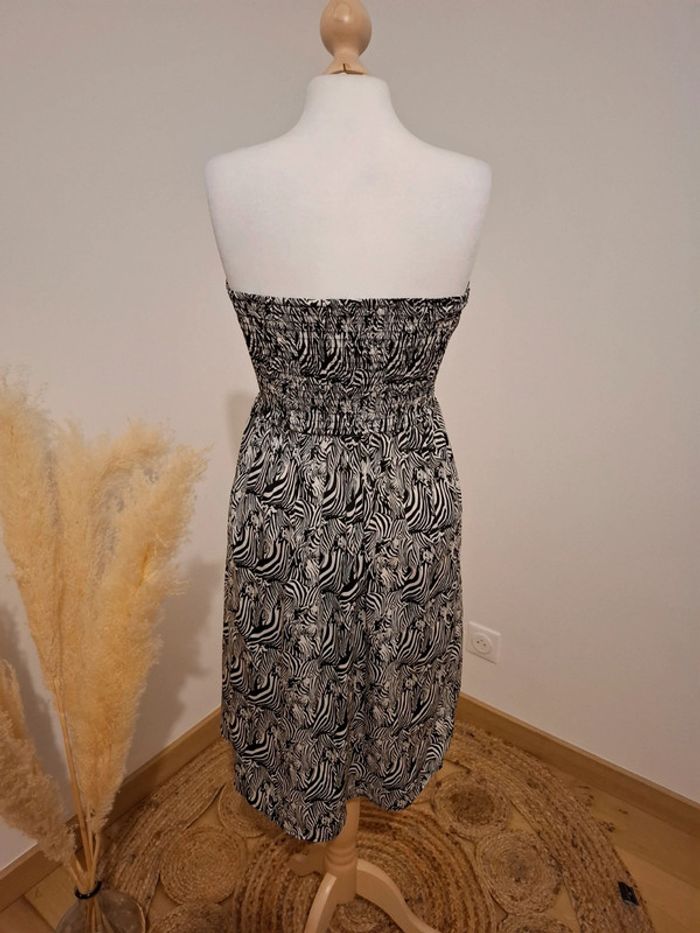 Robe bustier zebrée Ocean Club taille XS/S 34/36 - photo numéro 5