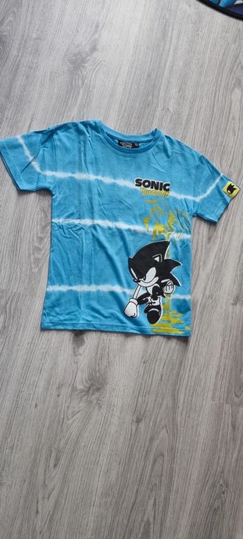 Tee-shirt MC Sonic 6/7ans 122cm neuf