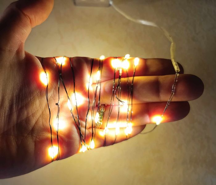Lot 10 guirlande 40 led blanc chaud neuve - photo numéro 2