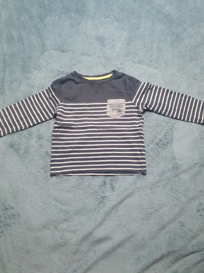 Pull rayé 5 ans garçon
