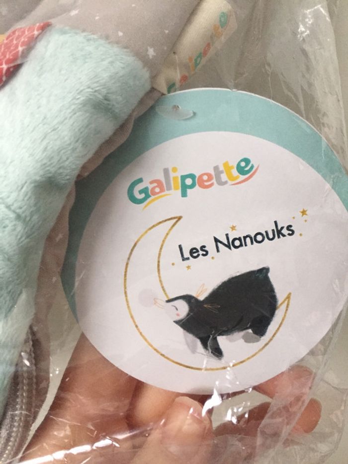 Gigoteuse Galipette Les Nanouks 70 cm neuve - photo numéro 3