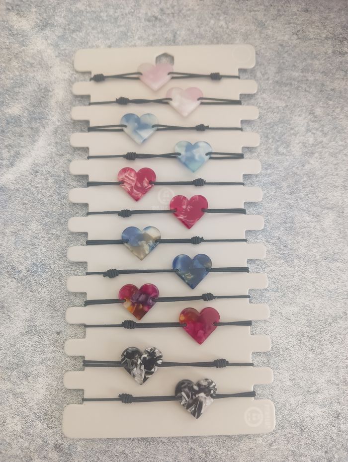 Bracelet fantaisie coeur neuf