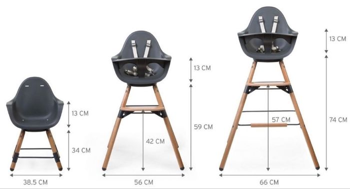 Chaise haute evolu 2 childhome - photo numéro 5