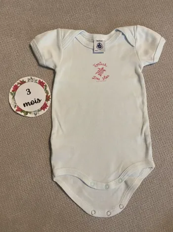 Body petit bateau 3 mois