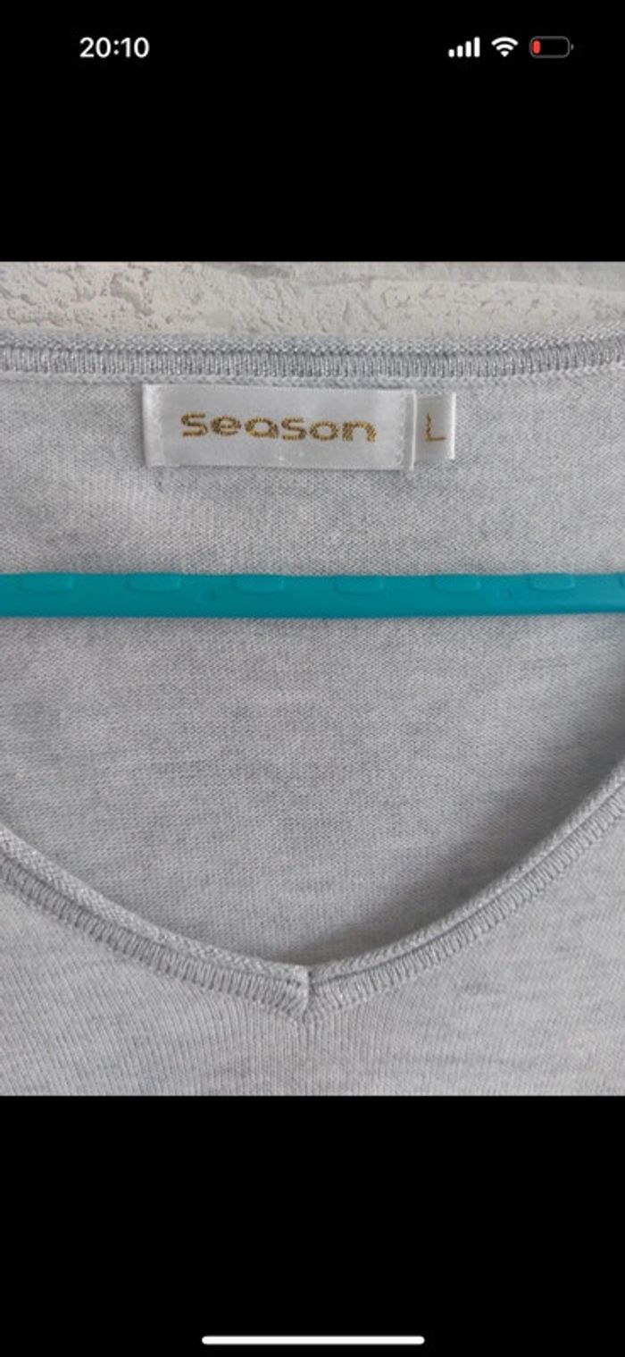 Pull fin Season taille L - photo numéro 4