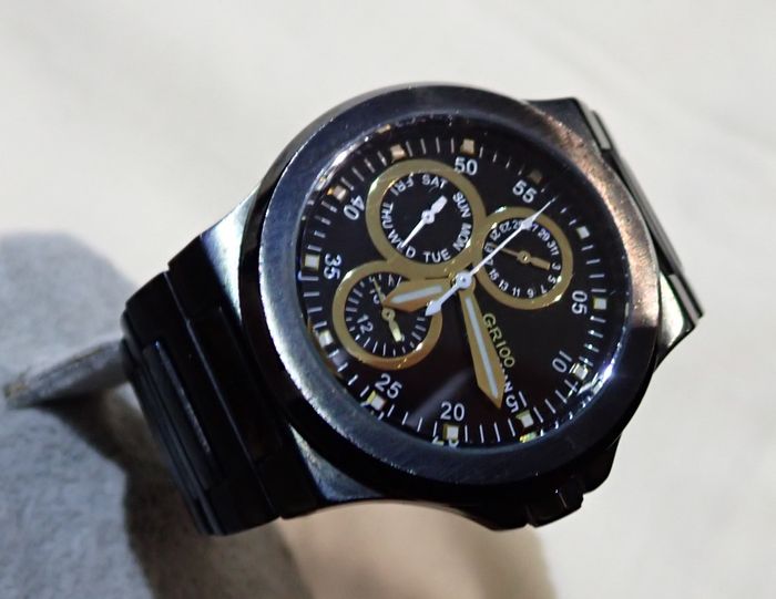 ANCIENNE MONTRE A CALENDRIER JAPONAISE GR GOODE GOMAN RADIS " ETAT CONVENABLE D'EPOQUE" - photo numéro 3