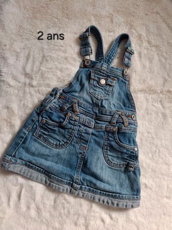 Robe salopette 2 ans