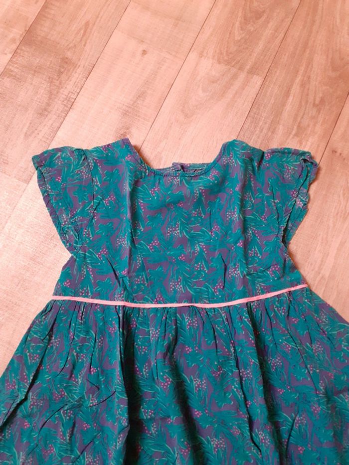 Robe fille bleue turquoise légère 5 ans - photo numéro 2