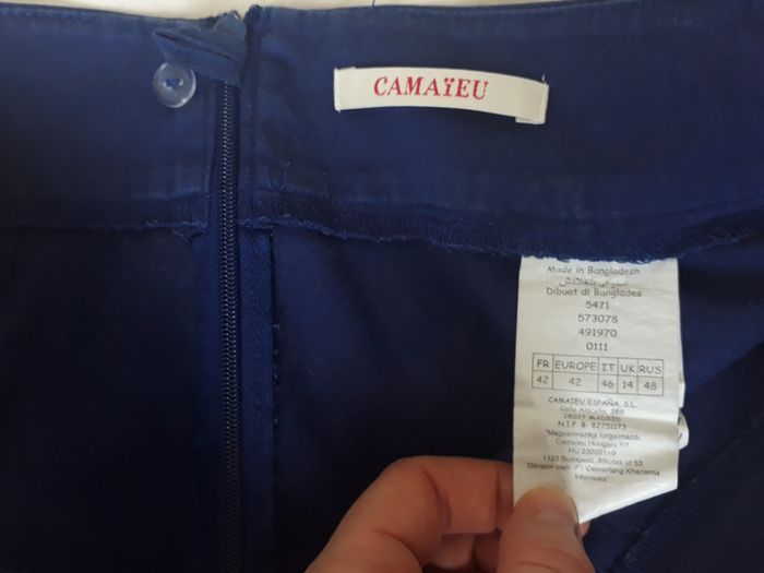 Jupe bleu taille 42 - photo numéro 4