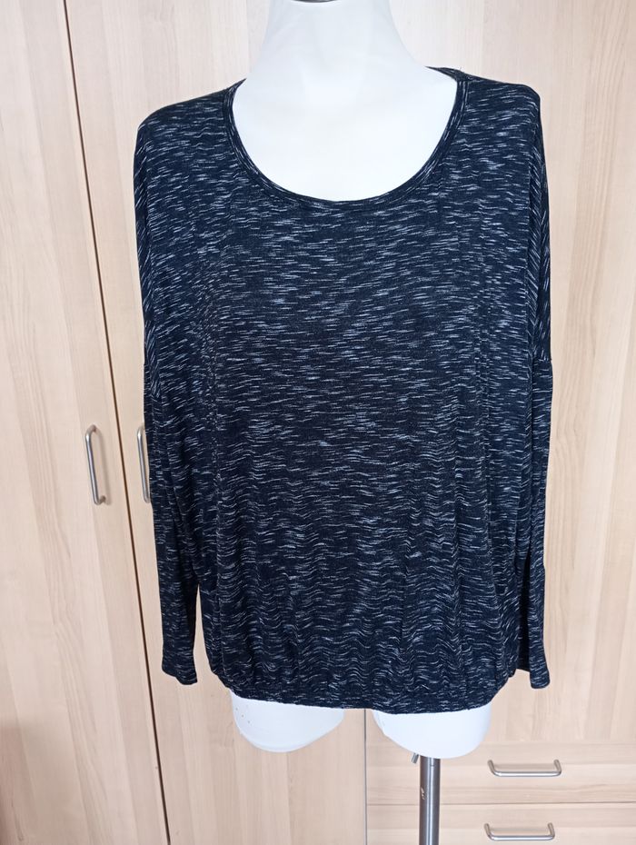 Blouse gris chiné