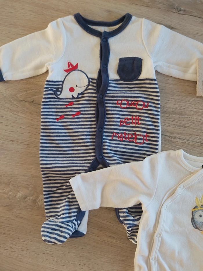 Lot pyjamas garçon 1 mois - photo numéro 2
