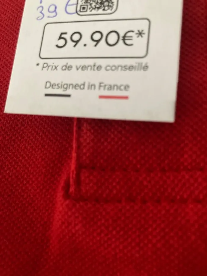 Polo homme manches courtes rouge XL Bill Tornade - photo numéro 7