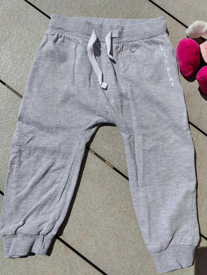 Jogging fille gris 18 mois - photo numéro 3