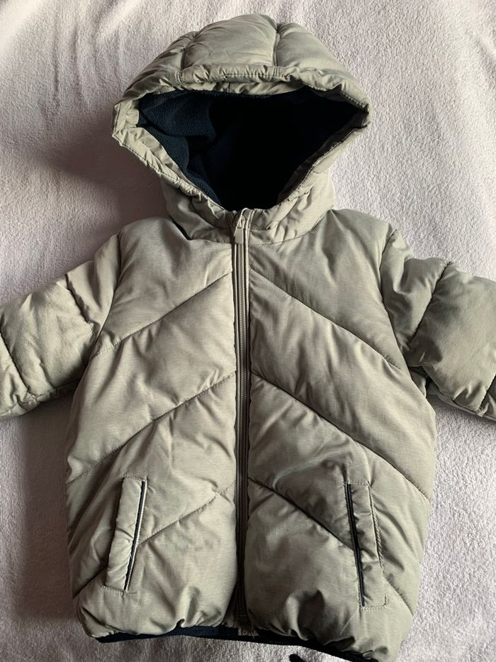 Doudoune grise Kiabi T.36mois - photo numéro 3
