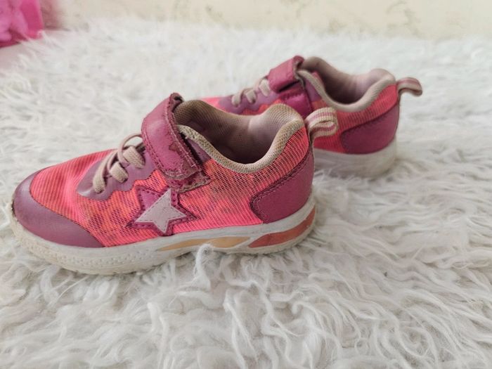 Baskets lumineuses rose taille 25 - photo numéro 7