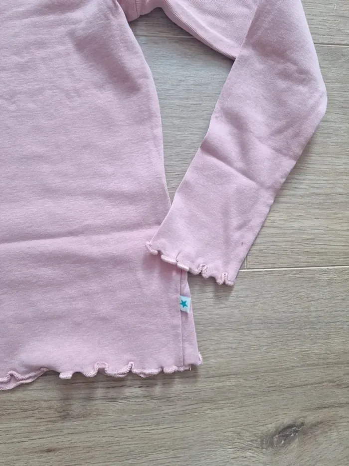 Pull col roulé fille rose 8 ans blue seven - photo numéro 3