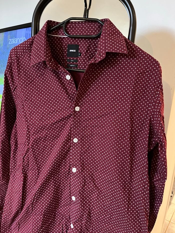 Chemise bordeaux - photo numéro 3