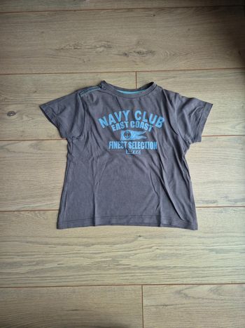 T-shirt gris Navy club