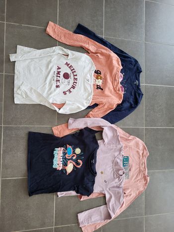 Lot de tee shirt fille 10 ans