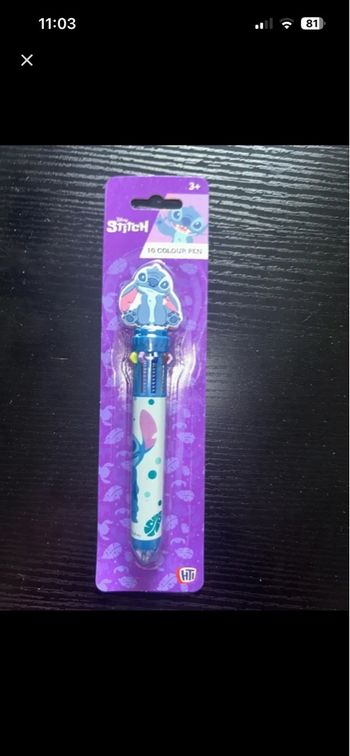 Crayon 10 couleurs Stitch