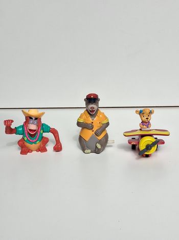 Lot 3 figurines vintage Disney talespin superbaloo taille 8cm pour la plus grande