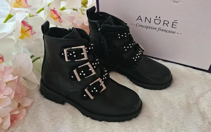 Bottes Bottines Cuir Zip André T28