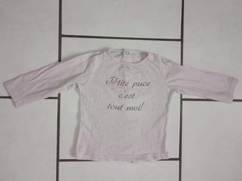 Maillot manches longues fille 12 mois