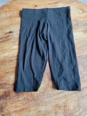 Leggings cours mi mollet taille 8 ans noir