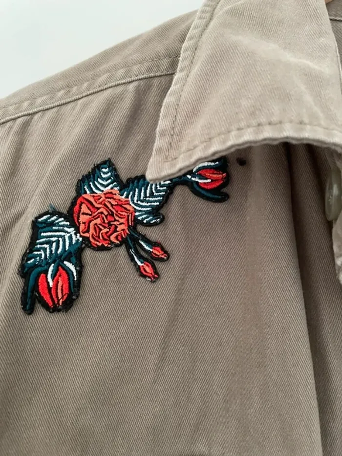 Chemise veste kaki seven sisters M - photo numéro 5