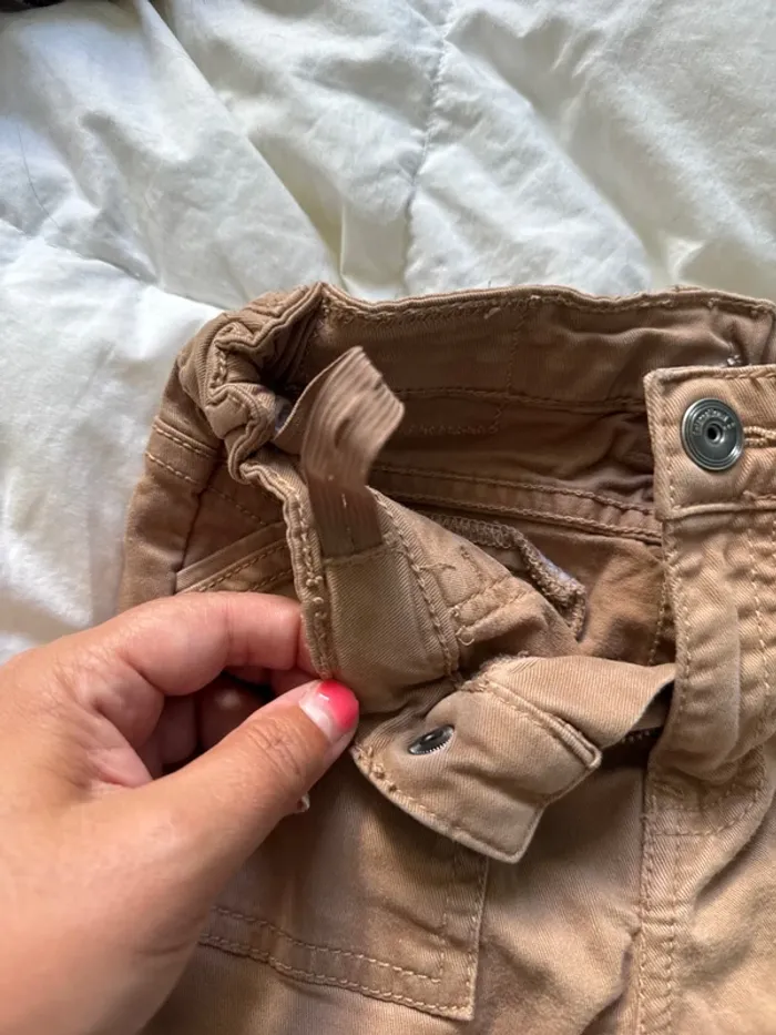 Pantalon garçon 5 ans camel tao - photo numéro 3