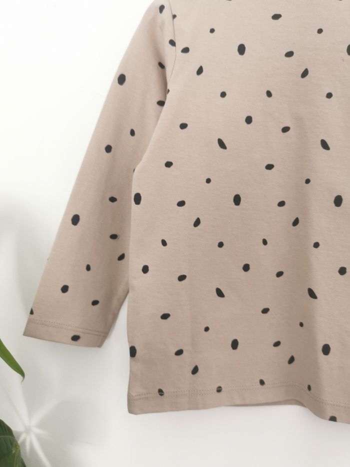 Tee-shirt taupe imprimé manches longues H&M 1.5/2 Ans - photo numéro 8
