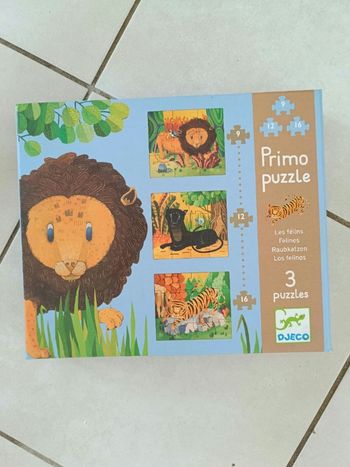 Primo puzzle les félins (3 puzzles)