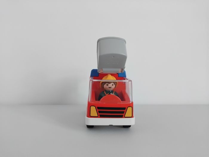 PLAYMOBIL 123 Camion de Pompier et Bonhomme 6967 Junior Complet  🚒 - photo numéro 2
