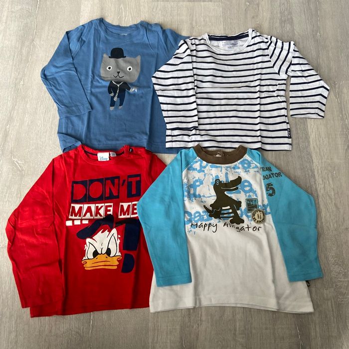 4 t-shirt à manches longues