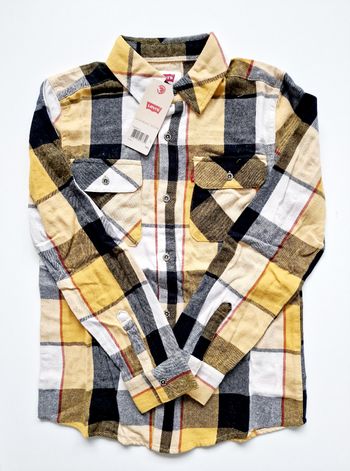 Levi's - Chemise à carreaux, manches longues - Neuve avec étiquette ! (12 ans)