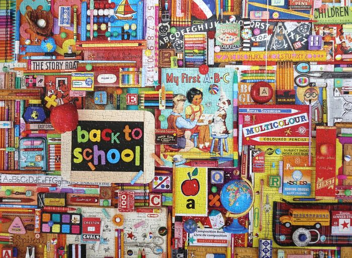 Puzzle 1000 pièces "Back to school" Cobble Hill par Shelley Davies - photo numéro 6