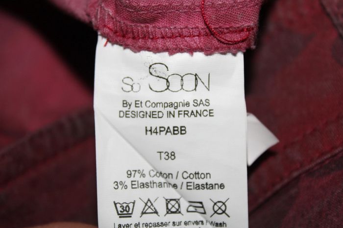 🍇 Jean bordeaux So Soon, taille M, en très bon état ! 🍇 - photo numéro 3