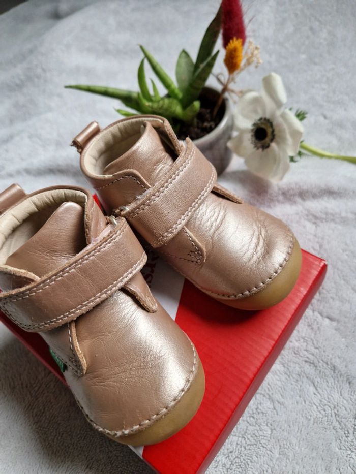 Kickers Sabio rose métal - photo numéro 2