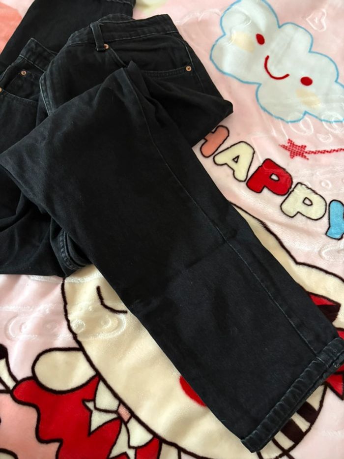 Jeans noir coupe droite - photo numéro 6