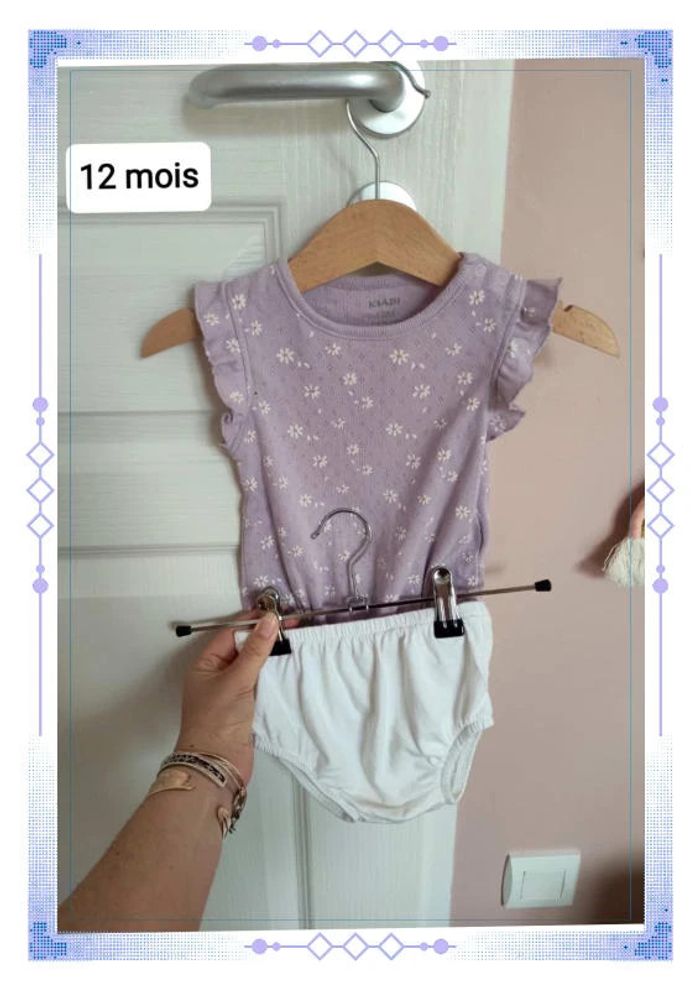 Ensemble fille 12 mois - photo numéro 2