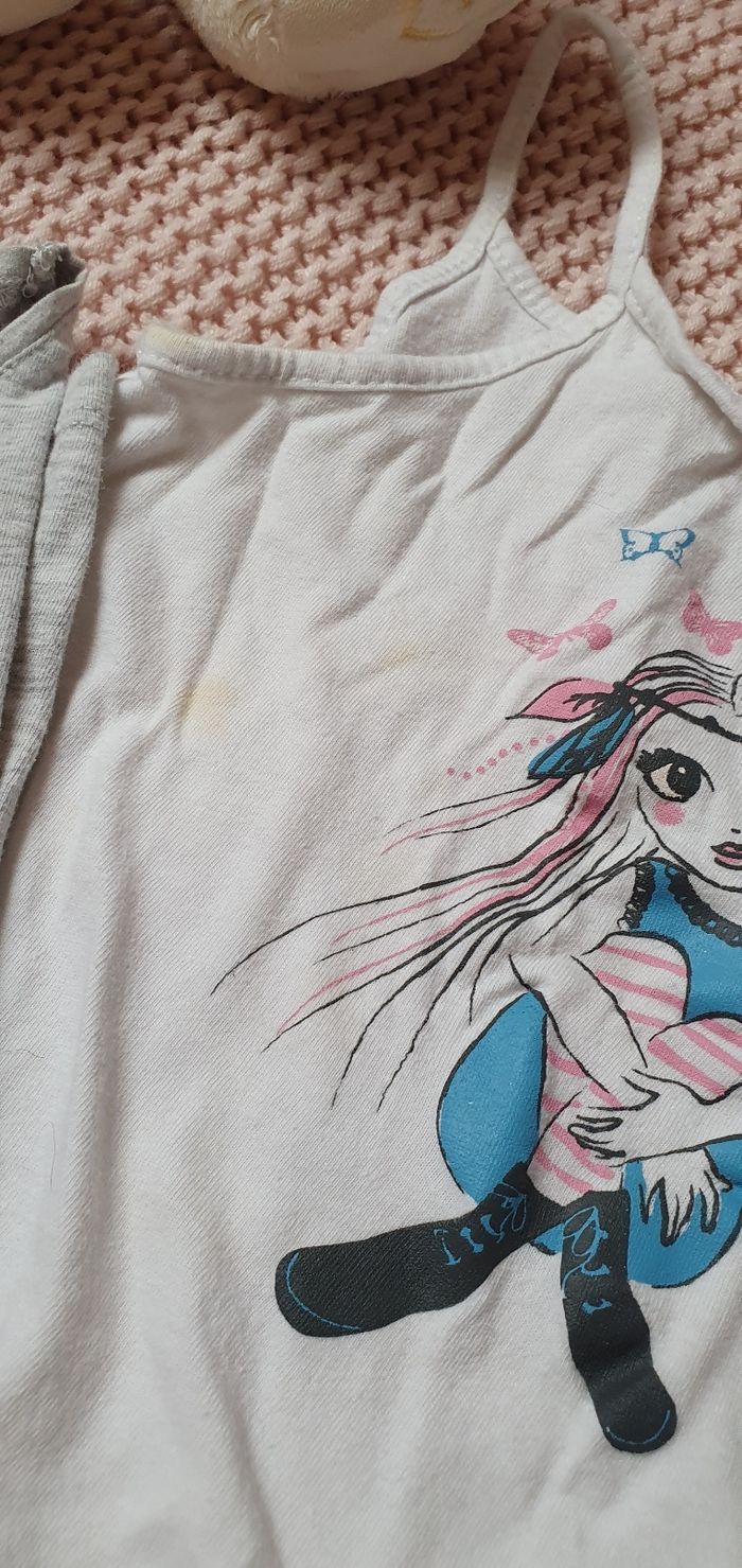 T-shirt manche courte + débardeur offert - photo numéro 2