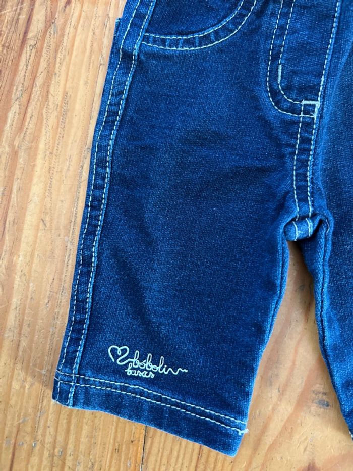 Jean pantacourt bébé fille - photo numéro 2